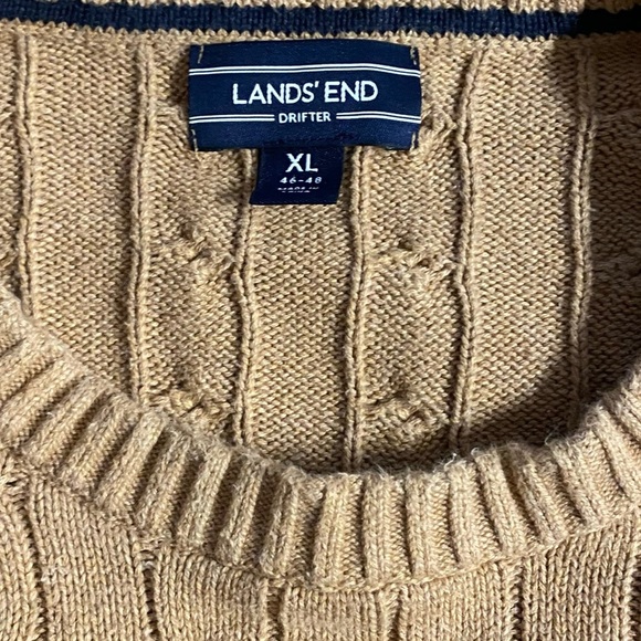 Lands End Drifter cable knit sweater - Picture 3 of 3